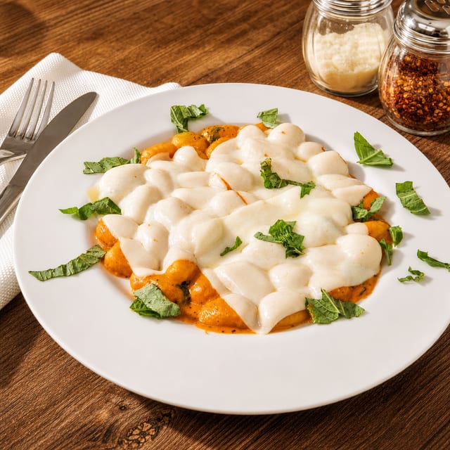 Lunch Gnocchi Capri.