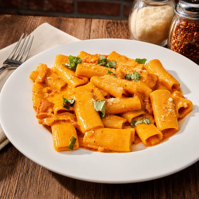Rigatoni Vodka.